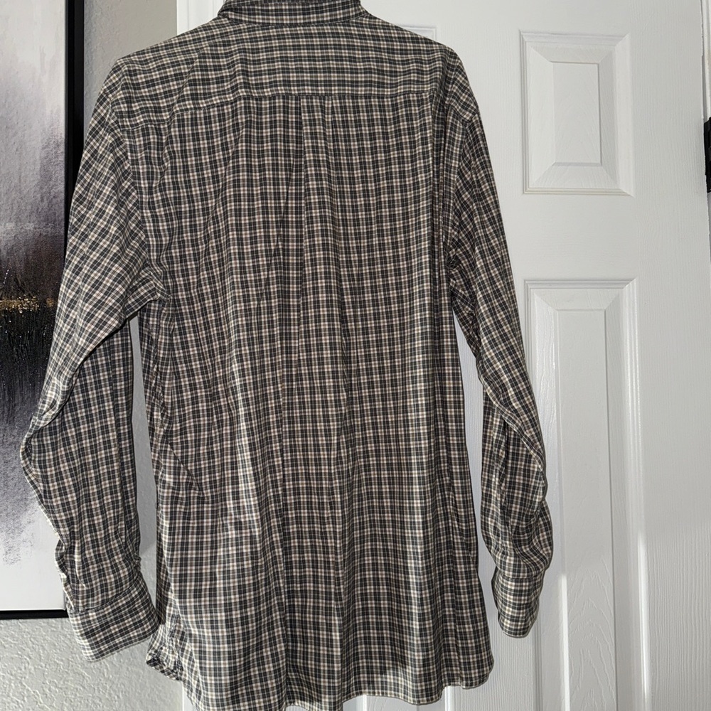 Eddie Bauer Green Casual Button Down Shirt - Picture 6 of 6